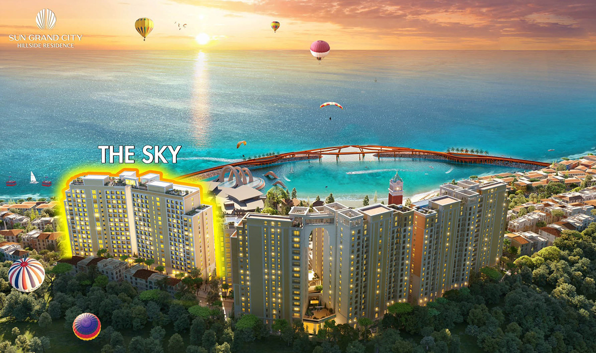 Phân khu The Sky dự án Sun Grand City Hillside Residence Phú Quốc
